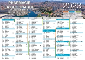 Calendrier. Création de maquette pour l'imprimerie, WebInk votre imprimeur à Marseille 13007