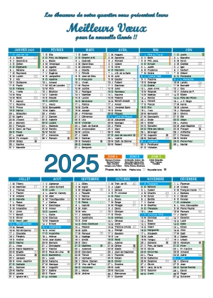 Calendrier. Création de maquette pour l'imprimerie, WebInk votre imprimeur à Marseille 13007