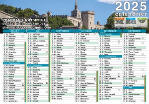 Calendrier. Création de maquette pour l'imprimerie, WebInk votre imprimeur à Marseille 13007