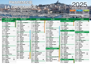 Calendrier. Création de maquette pour l'imprimerie, WebInk votre imprimeur à Marseille 13007