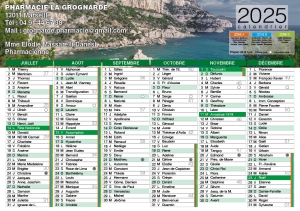 Calendrier. Création de maquette pour l'imprimerie, WebInk votre imprimeur à Marseille 13007