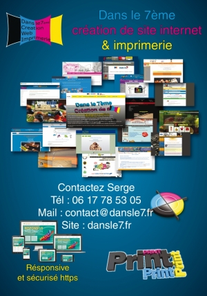 Affiche. Création de maquette pour l'imprimerie, WebInk votre imprimeur à Marseille 13007