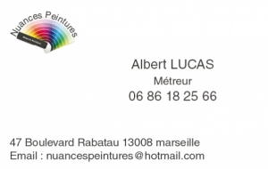 Carte de visite. Création de maquette pour l'imprimerie, WebInk votre imprimeur à Marseille 13007