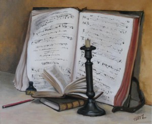 Tableau de Charles Sahuguet : L'Antiphonaire - 1968