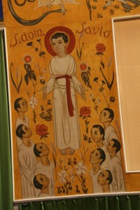 Tableau de l'artiste peintre Charles Sahuguet : Landser D.Savio - 1956