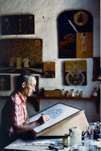 Tableau de l'artiste peintre Charles Sahuguet : Atelier Charles Sahuguet