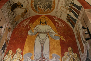 Tableau de Charles Sahuguet : Baptistère Zillisheim - 1954 - 1955