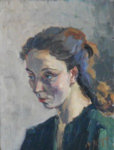 Tableau de Charles Sahuguet : Tête d'expression - 1938