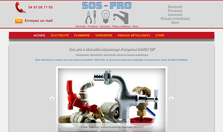 Sos Pro - Création de site web par Webink à Marseille