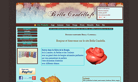 Bella Candella - Création de site web par Webink à Marseille