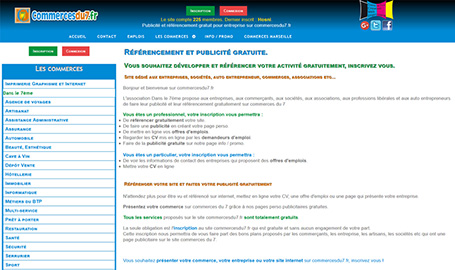 Commerces du 7 - Création de site web par Webink à Marseille