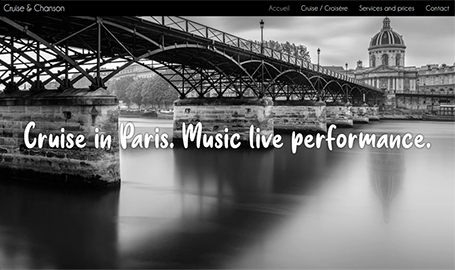 Cruise and chanson - Création de site web par Webink à Marseille