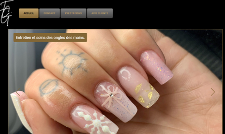 E.G Nails - Création de site web par Webink à Marseille
