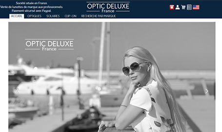 Optic de luxe - Création de site web par Webink à Marseille