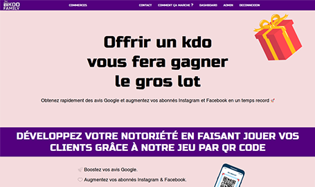 Kdo Family - Création de site web par Webink à Marseille