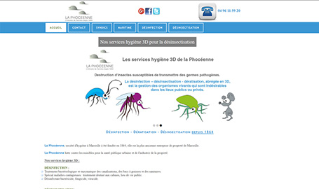 La Phocéenne - Création de site web par Webink à Marseille