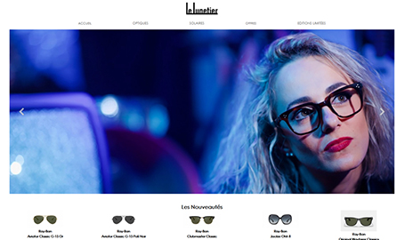 Le Lunetier - Création de site web par Webink à Marseille