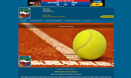 Parions Pronos - Création de site web par Webink à Marseille