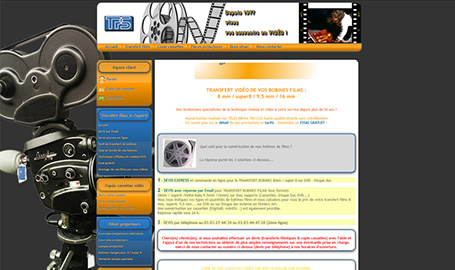 Tps Vidéo - Création de site web par Webink à Marseille
